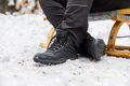 BAREFOOT BLACK WINTER, černé kotníkové bosky