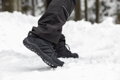 BAREFOOT BLACK WINTER, černé kotníkové bosky