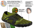BOSKY Green Barefoot, boso botky, zelené