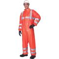 TYVEK 500 HV, Hi-Vis oranžový jednorázový overal