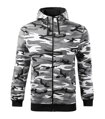 CAMO ZIPPER, maskáčová mikina s kapucí