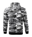 CAMO ZIPPER, maskáčová mikina s kapucí