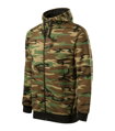 CAMO ZIPPER, maskáčová mikina s kapucí