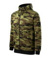 CAMO ZIPPER, maskáčová mikina s kapucí