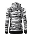 CAMO ZIPPER, dámská maskáčová mikina s kapucí