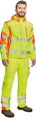 LATTON, HI-VIS softshellová bunda 2 v 1