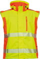 LATTON, HI-VIS softshellová bunda 2 v 1