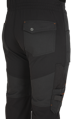 EREBOS BIBPANTS BLACK, černé laclové kalhoty