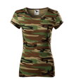 CAMO PURE, dámské maskáčové tričko