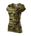 CAMO PURE, dámské maskáčové tričko