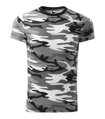 Camouflage, maskáčové tričko s krátkým rukávem