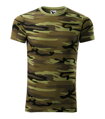 Camouflage, maskáčové tričko s krátkým rukávem