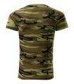 Camouflage, maskáčové tričko s krátkým rukávem