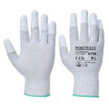A198, antistatické rukavice PU Fingertip