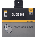 DUCK HG, jednorázové polyethylenové rukavice