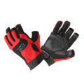 VOCABL3, zesílené kombinované rukavice bez 3 prstů