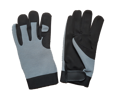 VOCABL1, kombinované rukavice, šedé/černé