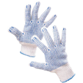 QUAIL, pletené rukavice s PVC terčíky oboustranné