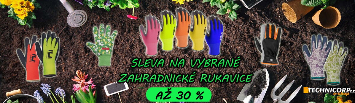 Zahradnické rukavice