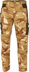CRAMBE maskáčové kalhoty do pasu camouflage béžové