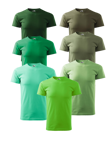 Malfini BASIC, Pánské Adler tričko s krátkým rukávem - zelené odstíny
