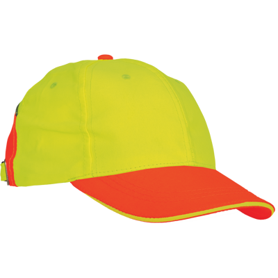 KNOXFIELD HV, baseballová reflexní čepice, žlutá/oranž