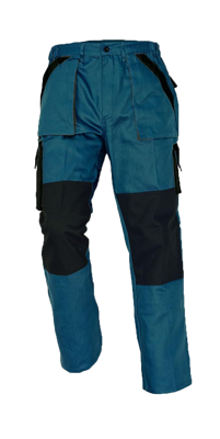 MAX pracovní montérkové kalhoty - zelená/černá
