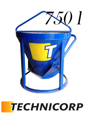 Přepravní silo na suť a kamenivo model PSS-750