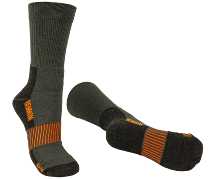 TREK MERINO GREEN, vysoce zátěžové ponožky