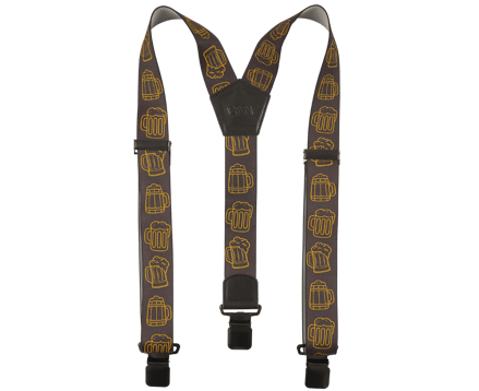 BENNONKY BEER BRACES BLACK/YELLOW, šle 