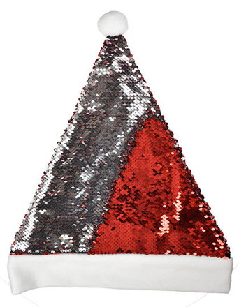 CHRISTMAS HAT, vánoční čepice s flitry