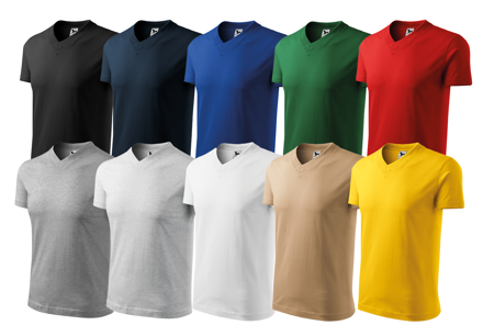 V-NECK 102, tričko s výstřihem ve tvaru V