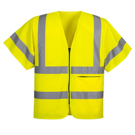 C372, Hi-Vis reflexní vesta na zip třídy 3