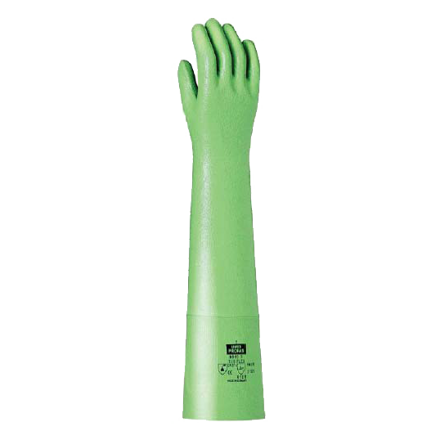 UVEX Rubiflex NB 80 S, prodloužené chemické rukavice