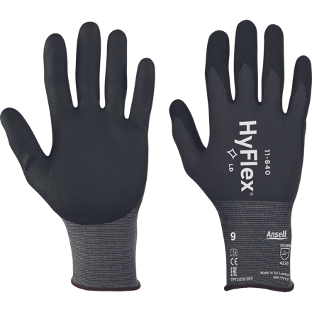 HYFLEX 11-840, povrstvené rukavice 