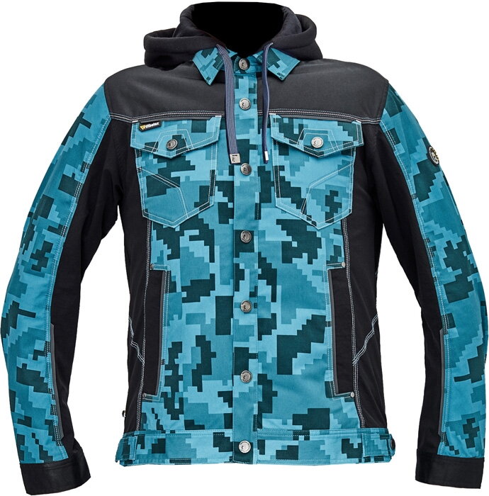 NEURUM CAMOUFLAGE, pracovní bunda s kapucí