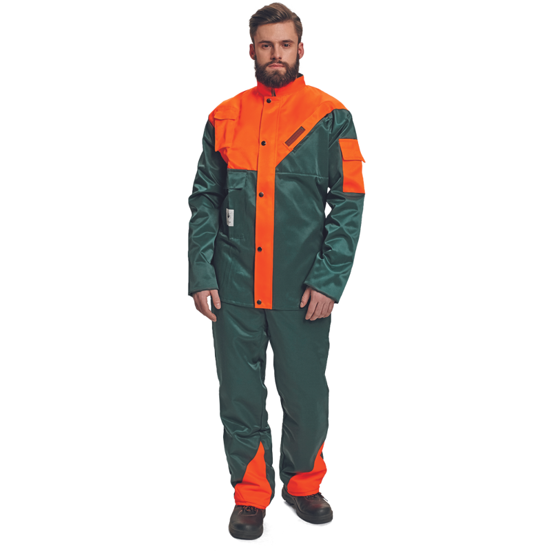 PLUTO, protipořezový set bundy + kalhot s laclem