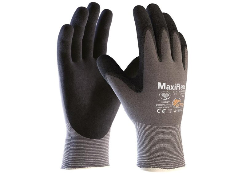 MaxiFlex Ultimate ATG34-874, prodyšné polomáčené rukavice 