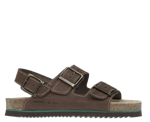 KORKY BROWN SANDAL, pantofle s patní páskou