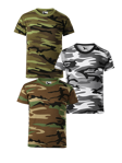 CAMOUFLAGE, dětské maskáčové tričko