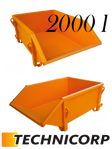 Závěsný stavební kontejner na jeřáb, Model 1046.16