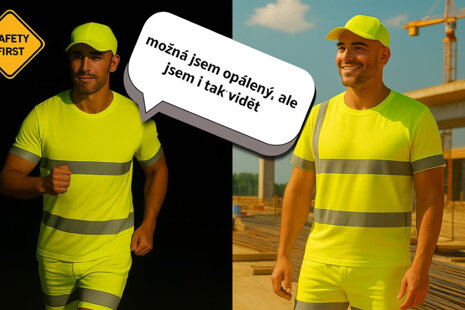 Reflexní trička a kraťasy, které chrání i dýchají v letním počasí